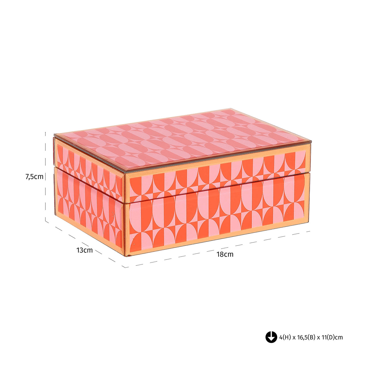 Opbergbox Abba klein (Roze)