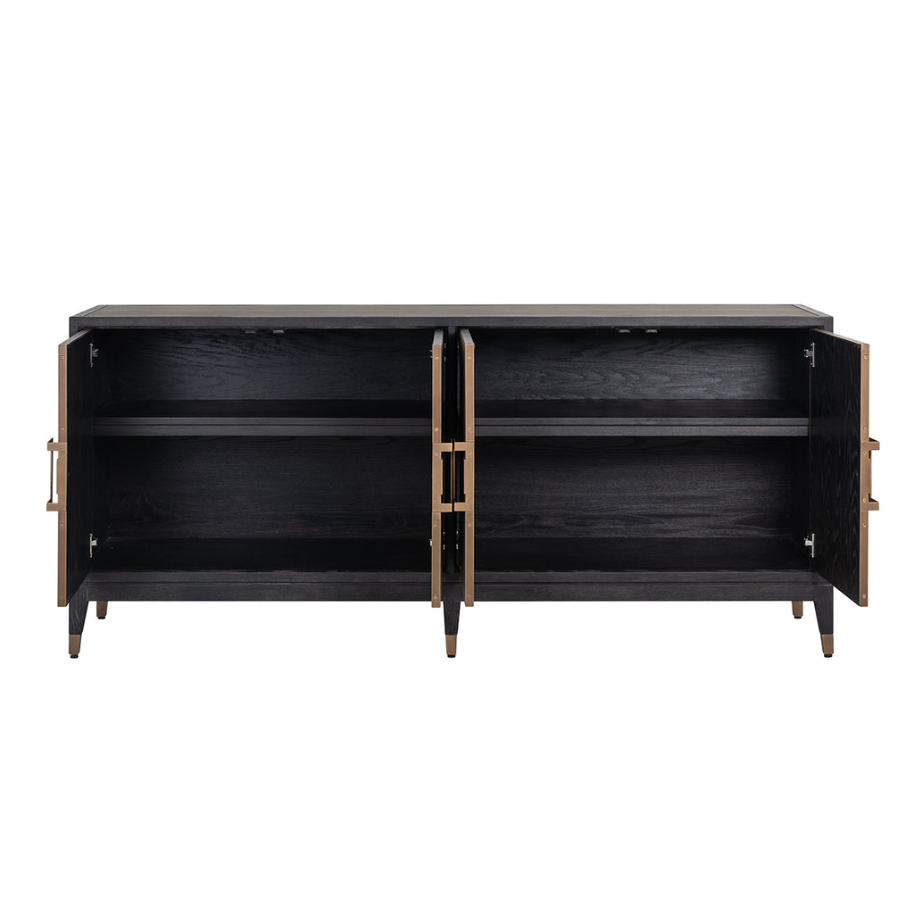 Dressoir Bloomville 4-deuren (Goud)