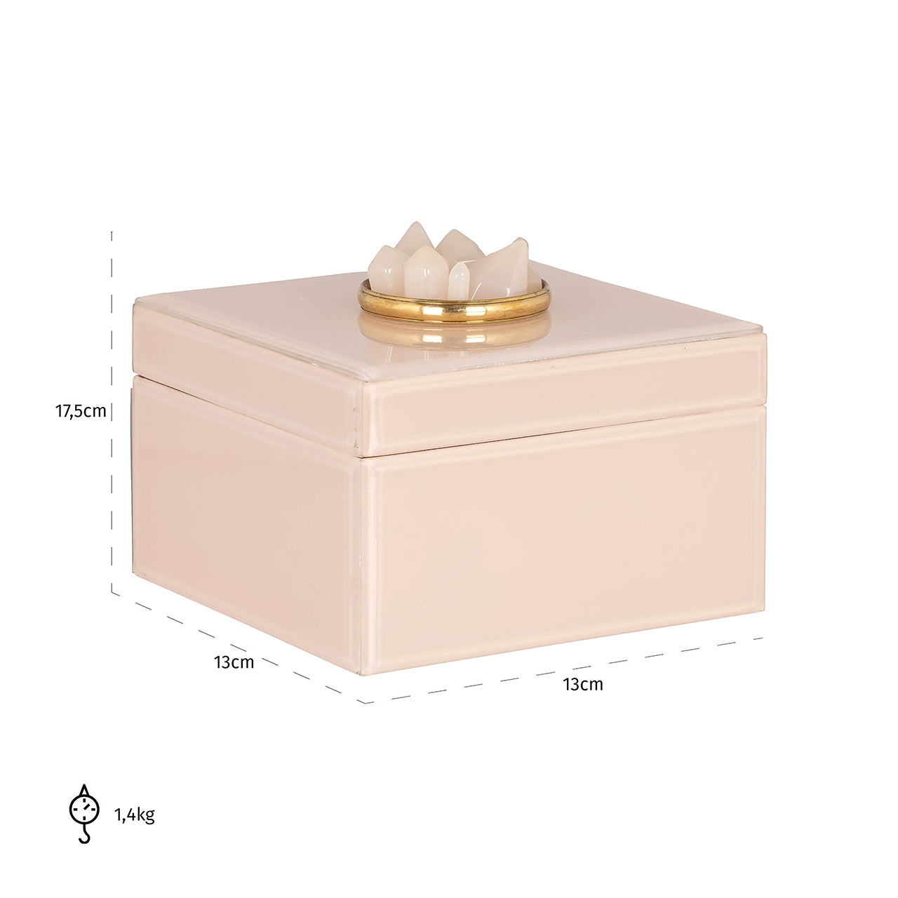 Opbergbox Jalisa (Roze)