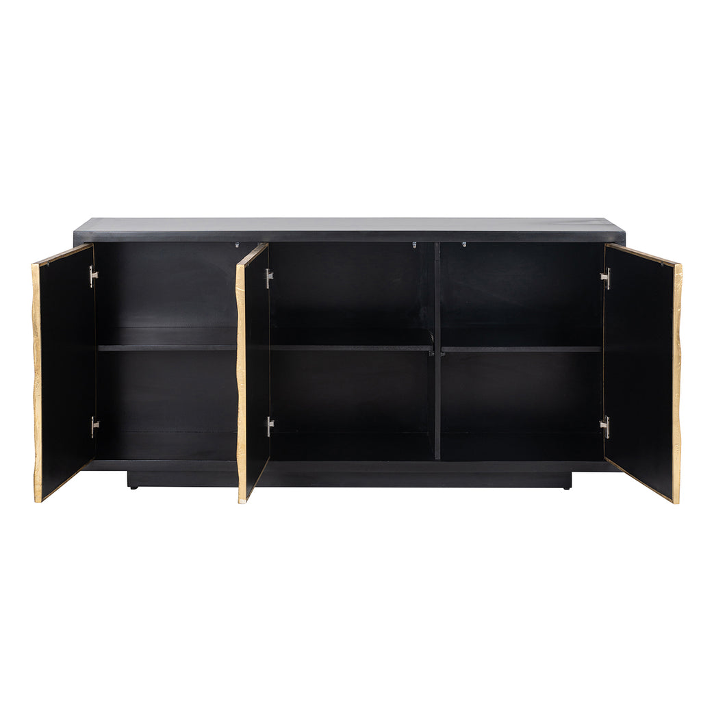 Dressoir Esher 3-deuren (Zwart)