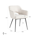 Stoel Jenthe nature giulia brandvertragend (FR-Giulia 01 nature)
