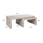 Salontafel Novaz set van 2 (Zand)