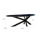 Eettafel Trocadero zwart (Zwart)