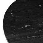 Eettafel Collada 130Ø (Zwart/goud)