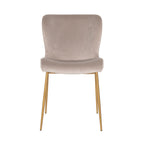 Stoel Odessa khaki / geborsteld goud brandvertragend (FR-Quartz 903 Khaki)