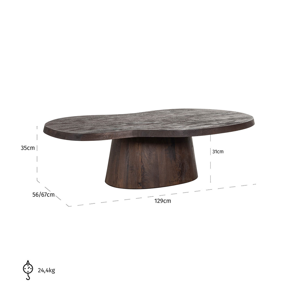 Salontafel Odile (Donkerbruin)