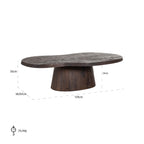 Salontafel Odile (Donkerbruin)