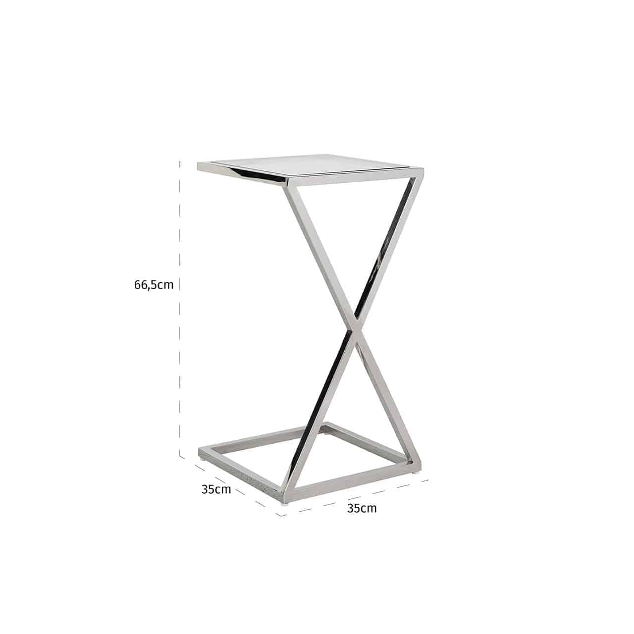 Sofatafel Paramount (Zilver)