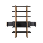 Wandkast Cambon 4-deuren 4-planken (Donker koffie)