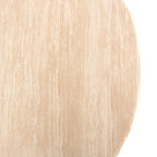 Eettafel Fictus 140Ø imitatie travertijn (Beige)