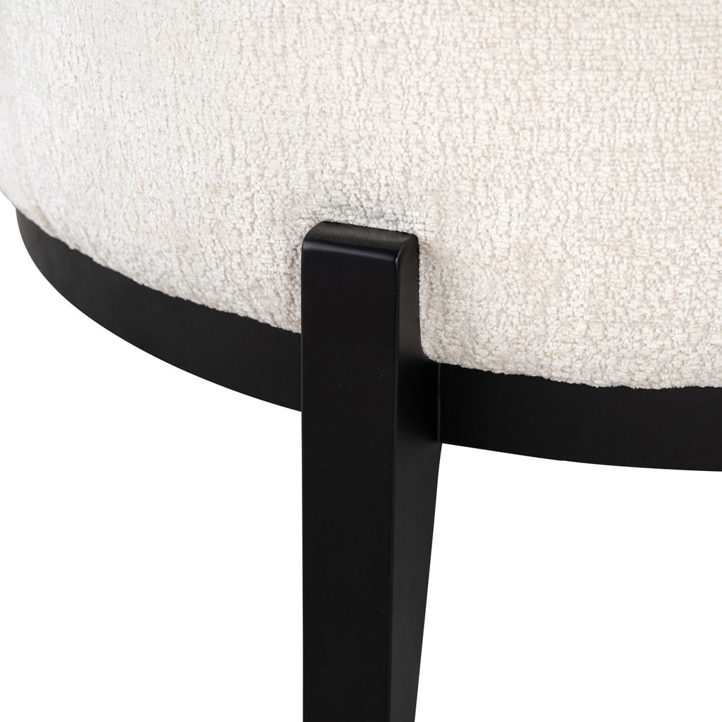 Fauteuil Montana witte chenille (Bergen 900 witte chenille)