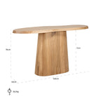 Wandtafel Riva (Natuurlijk eiken)