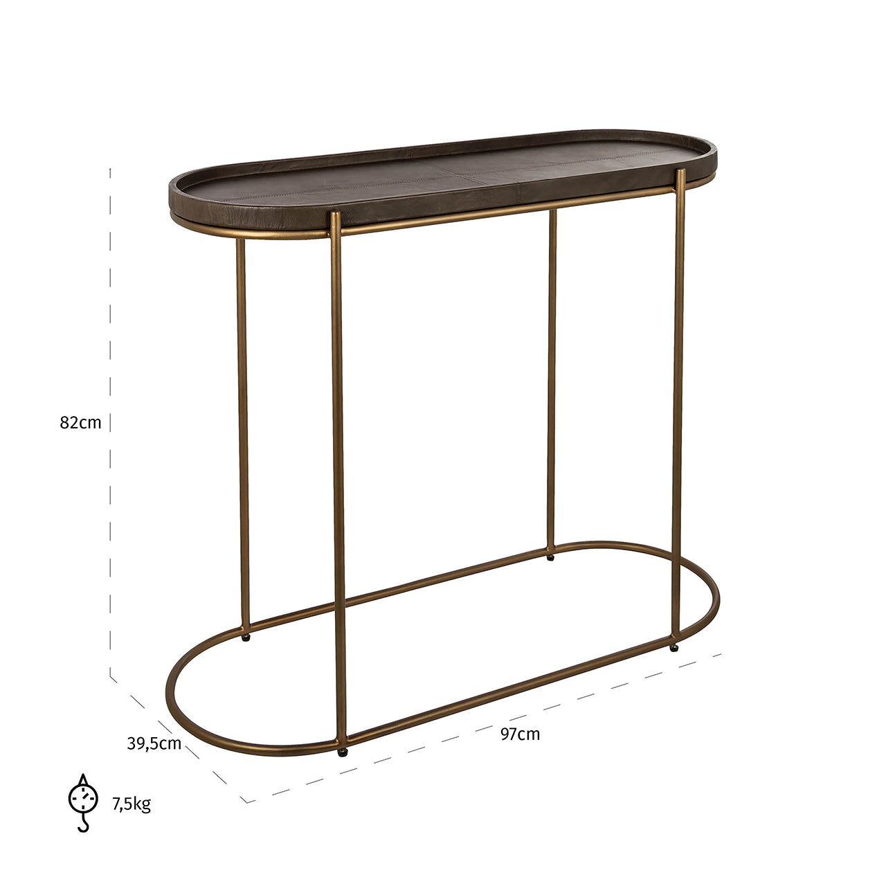 Wandtafel Zillon (Bruin)
