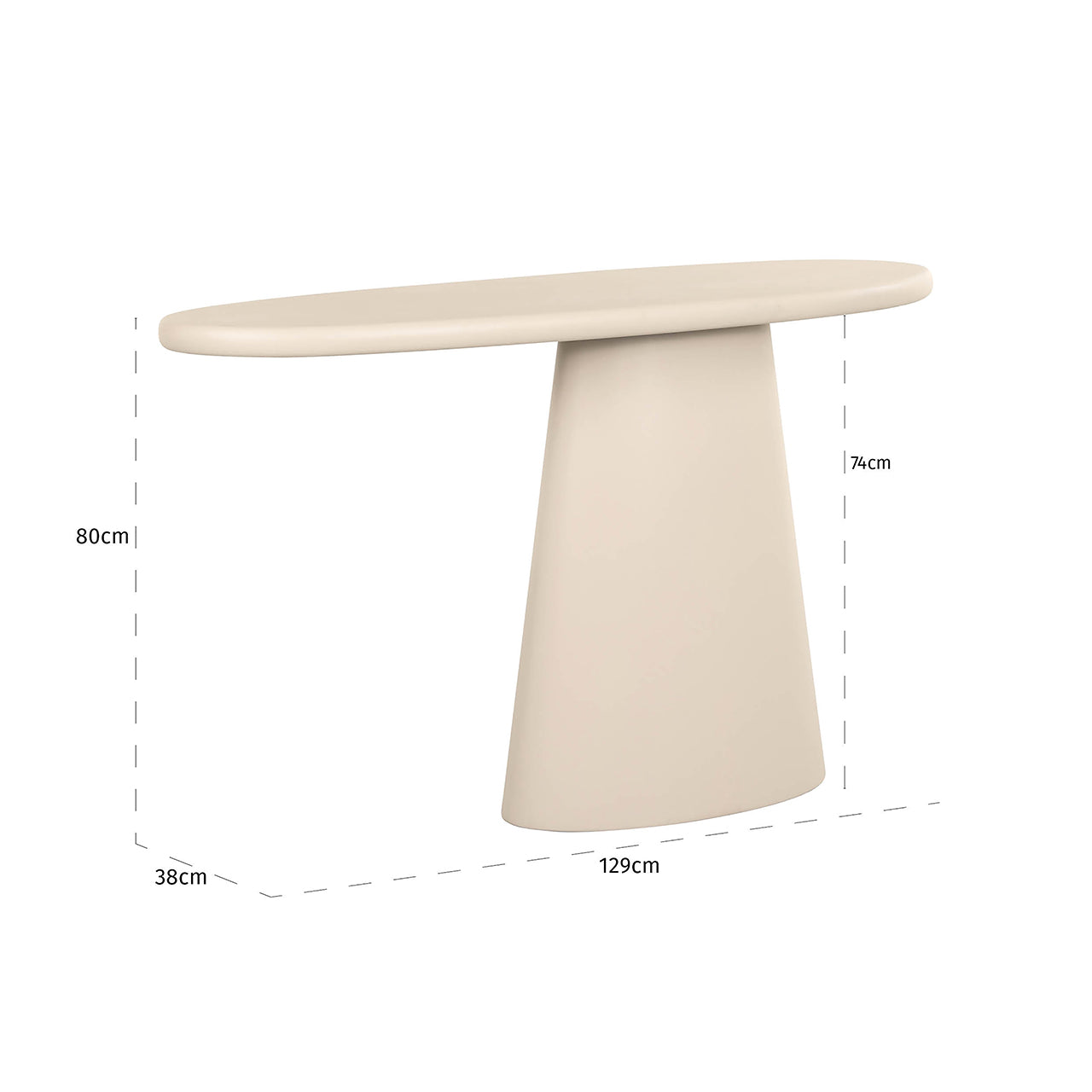 Wandtafel Clayton (Beige)