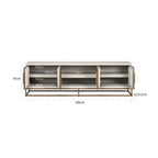 TV-meubel Whitebone messing 4-deuren 200 (Verona Grijs)