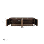TV-meubel Bryant 4-deuren (Bruin)