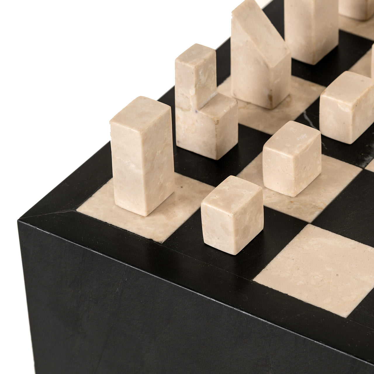 Schaaktafel Davos 1-lade (Zwart)