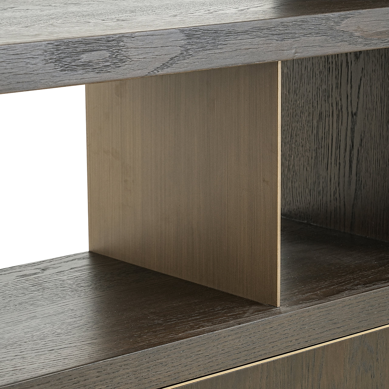 Wandkast Rivertree 3-planken 2-deurs (Bruin)