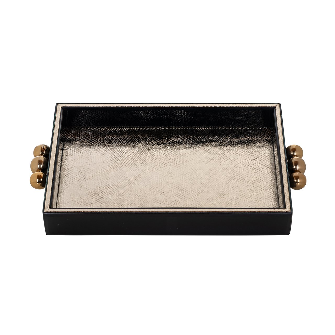 Dienblad Liv (Zwart/goud)