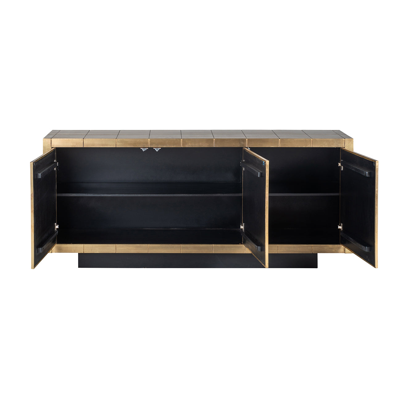 Dressoir Collada 3-deuren (Geborsteld Goud)