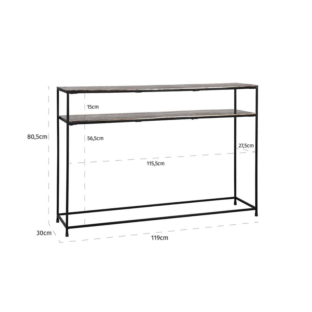 Wandtafel Chandon met plank (Champagne goud)