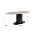 Eettafel Brodman 200 (Zand)