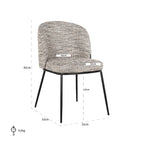 Stoel Elvi trendy nature brandvertragend (Be Trendy 01 Nature)