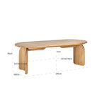 Eettafel Fairmont natuurlijk 270 (Natuurlijk)