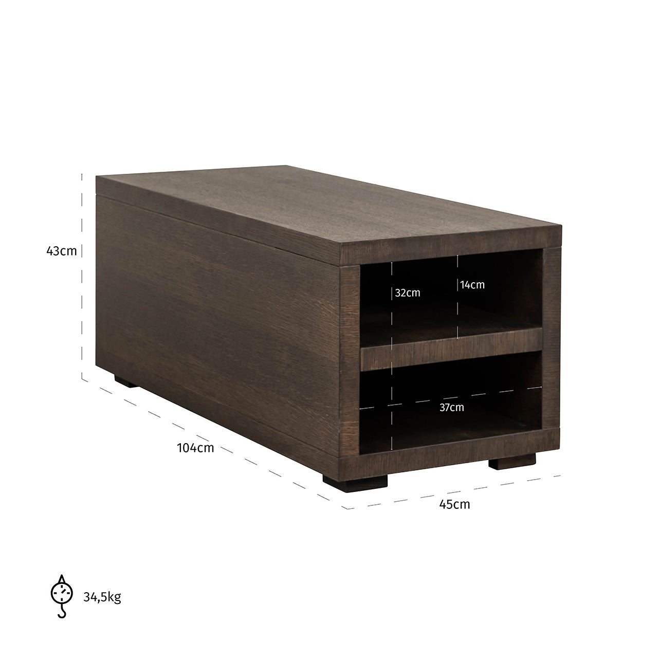 Sofa-element Oakura (Bruin)