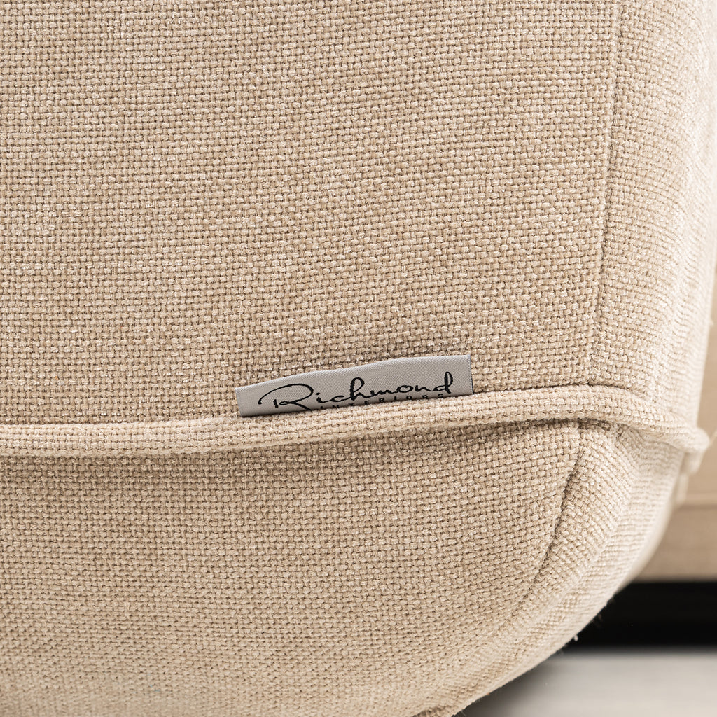 Bank Tudor met losse rugleuning zand olympus (Zand olympus)