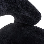 Stoel Savoy zwart chenille (Bergen 809 zwart chenille)