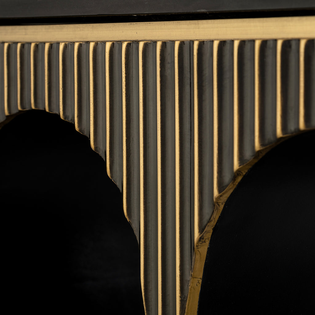Wandtafel Les Arcs (Geborsteld Goud)