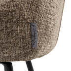 Counterstoel Linsey steen chenille (Niagara 104 Stone Chenille)