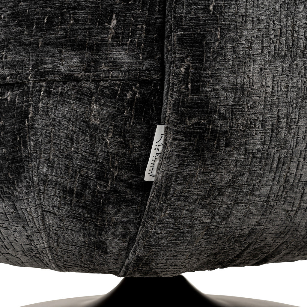 Draaifauteuil Turner grafiet eiland (Eiland grafiet 66)