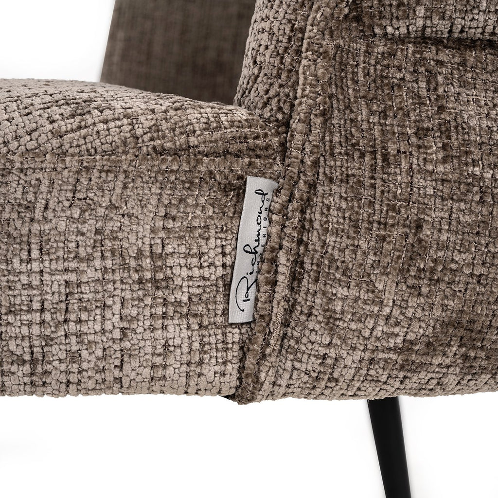 Stoel Stella steen chenille (Niagara 104 Stone Chenille)