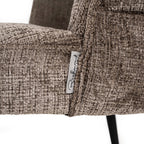 Stoel Stella steen chenille (Niagara 104 Stone Chenille)