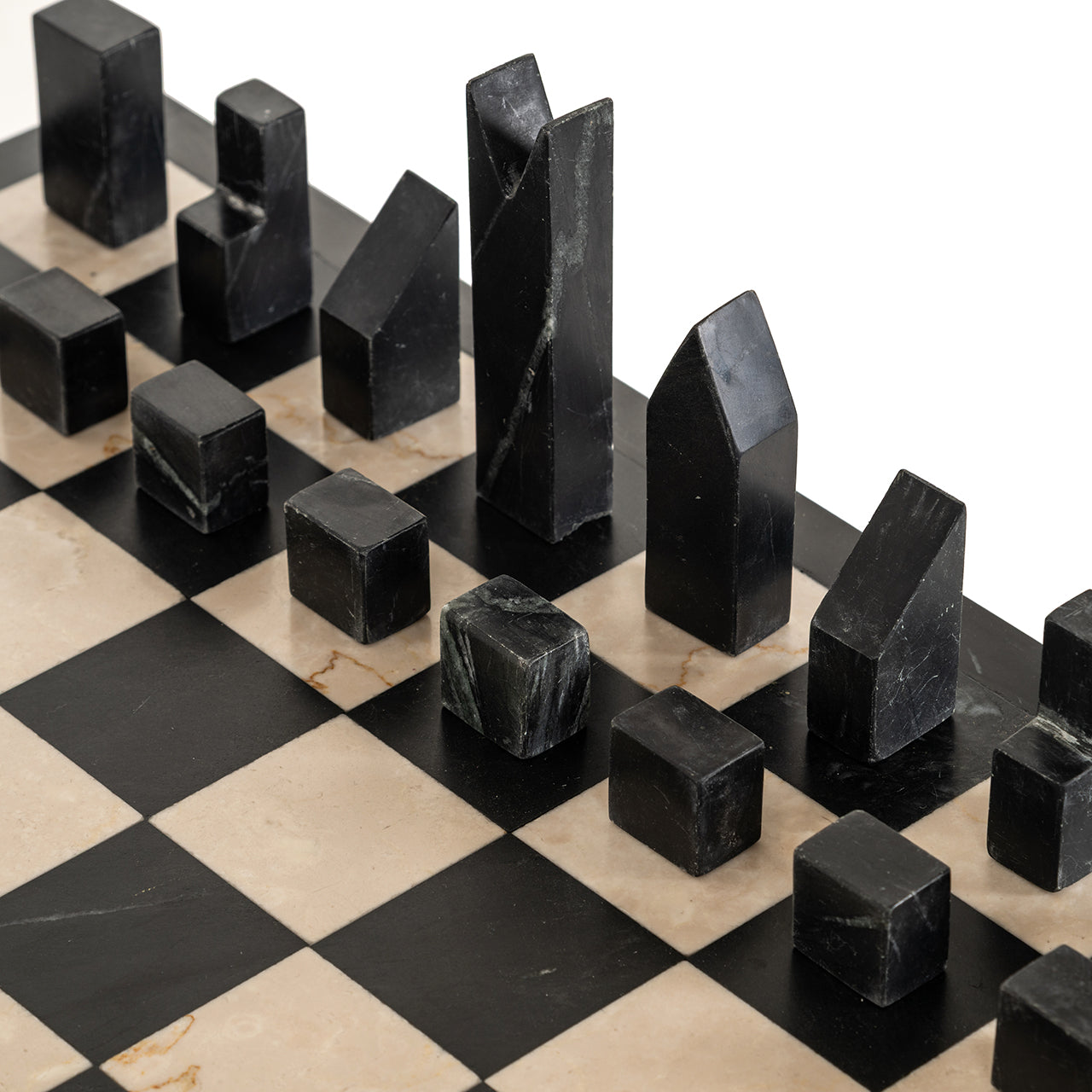 Schaaktafel Davos 1-lade (Zwart)