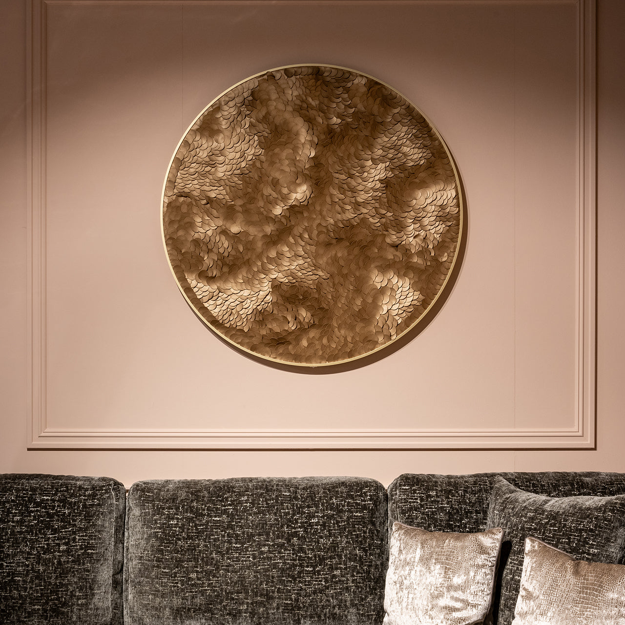 Wanddecoratie Bloom (Goud)
