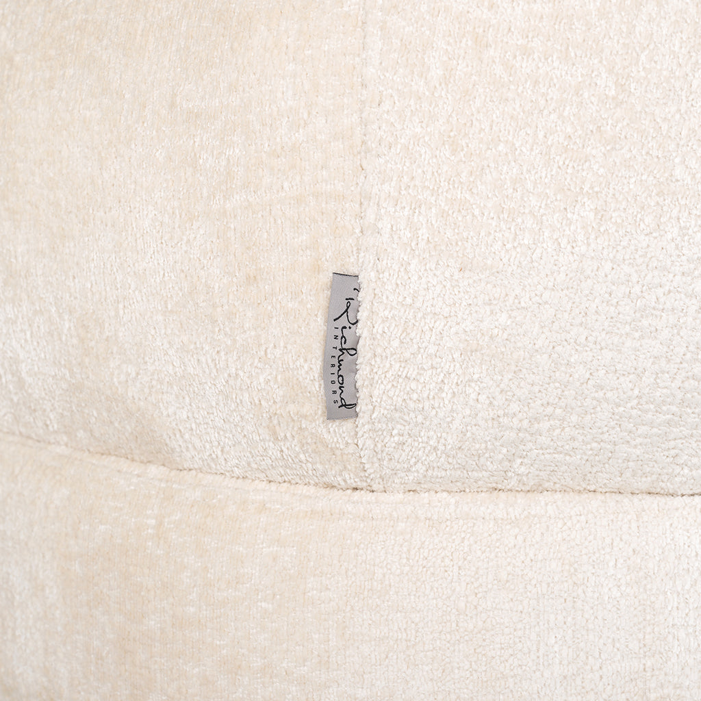 Fauteuil Venus witte chenille (Bergen 900 witte chenille)