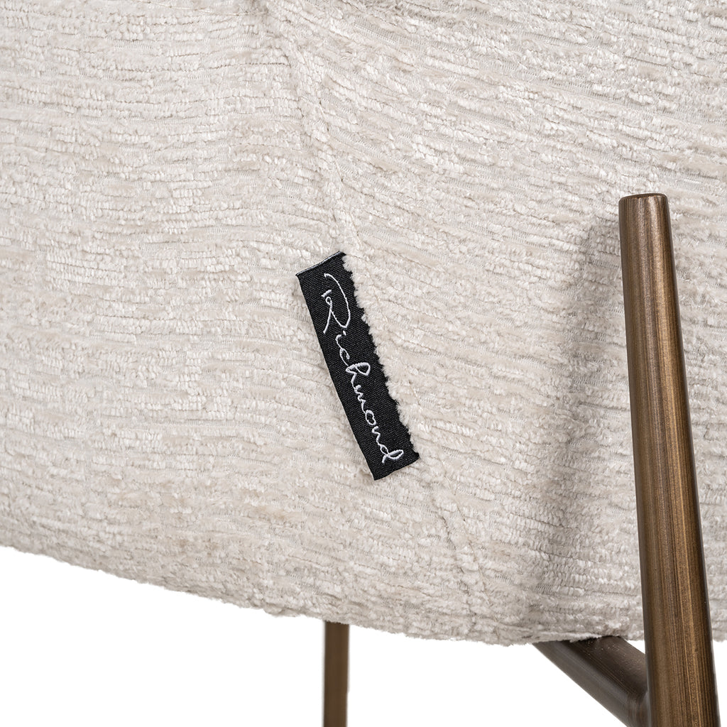 Stoel Amber crème fusie brandvertragend (FR-Fusion 02 Crème)