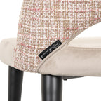 Stoel Tabitha trendy roze / kwarts khaki (Wees trendy 1673 roze)