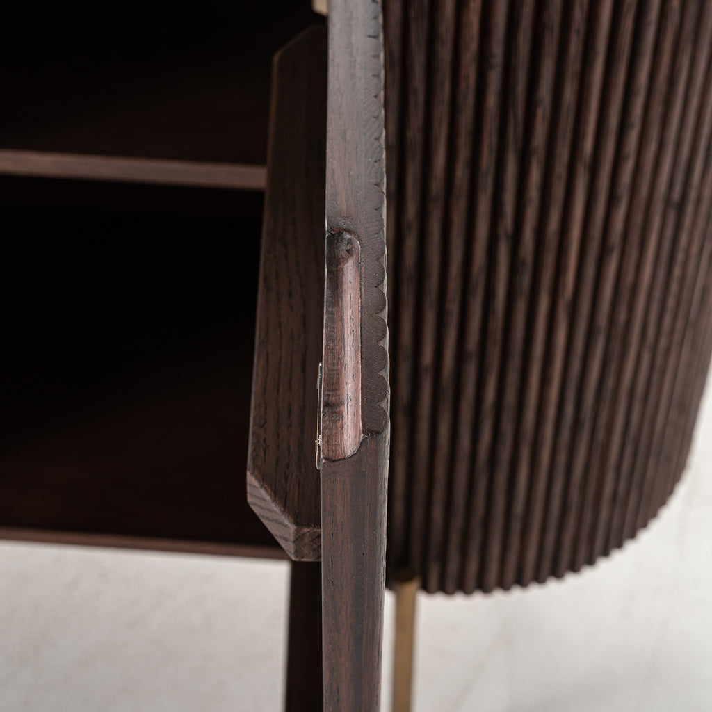Dressoir Barkley 3-deuren (Geborsteld Goud)