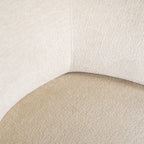 Fauteuil Montana witte chenille (Bergen 900 witte chenille)