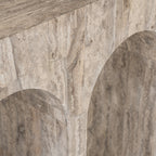 Wandtafel La Rague natuurlijk grijs travertijn (Grijs)