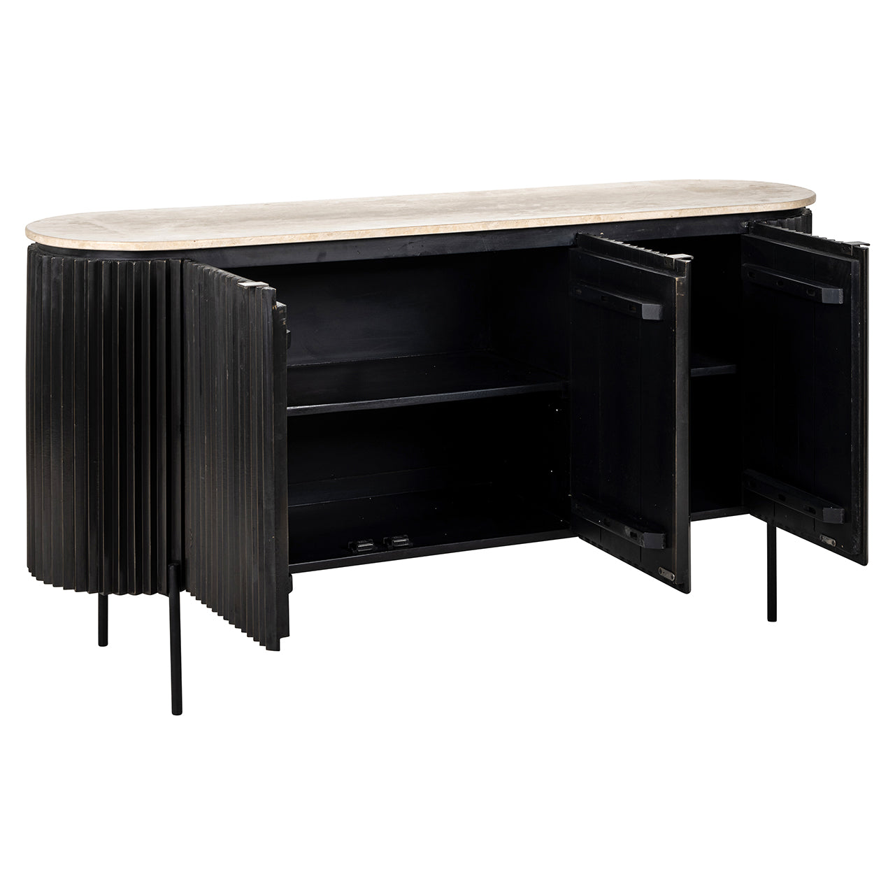 Dressoir Hampton (Donkerbruin)