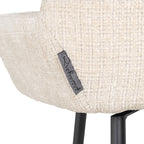 Counterstoel Linsey beige chenille (Niagara 902 beige Chenille)