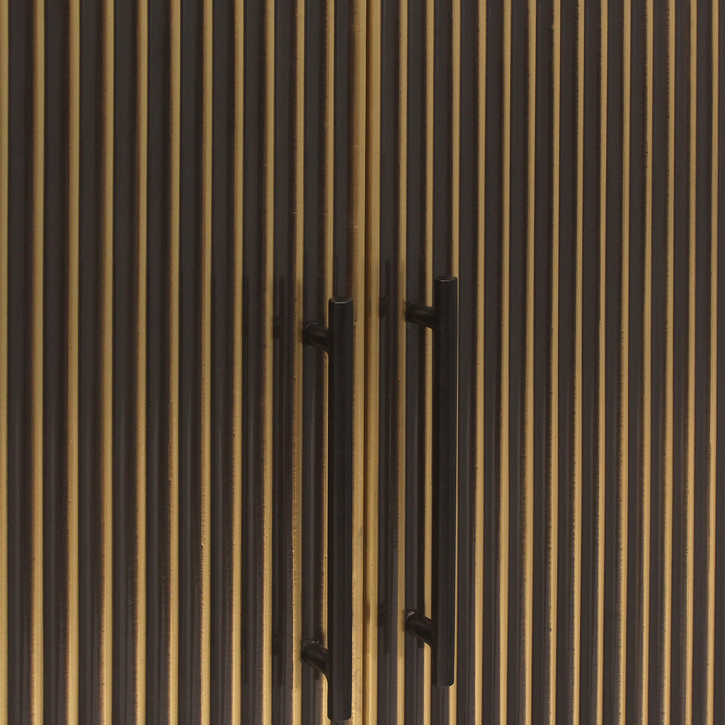 Wandkast Les Arcs 2-deurs (Geborsteld Goud)