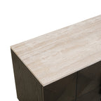 Tv-meubel Claremont 4-deurs (Bruin)
