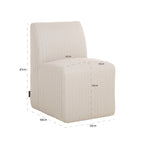 Buiteneetkamerstoel Riva beige (22080 Beige)