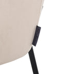 Stoel Fay khaki fluweel brandvertragend (FR-Quartz 903 Khaki)